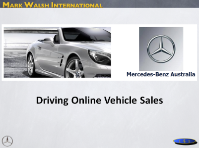 Driving Online Vehicle Sales
