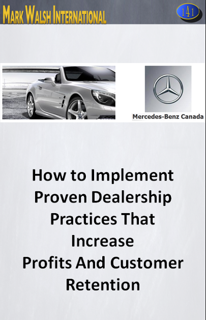 Proven Dealership Practices That Increase Profits and Customer Retention